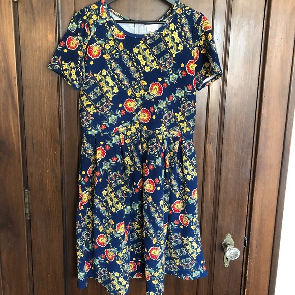 Amelia dress with pockets and back zipper - Picture 1 of 3